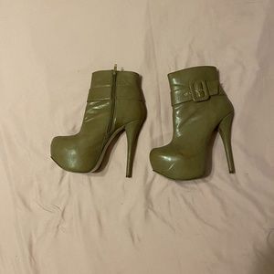 Luichiny long dance platform booties 7